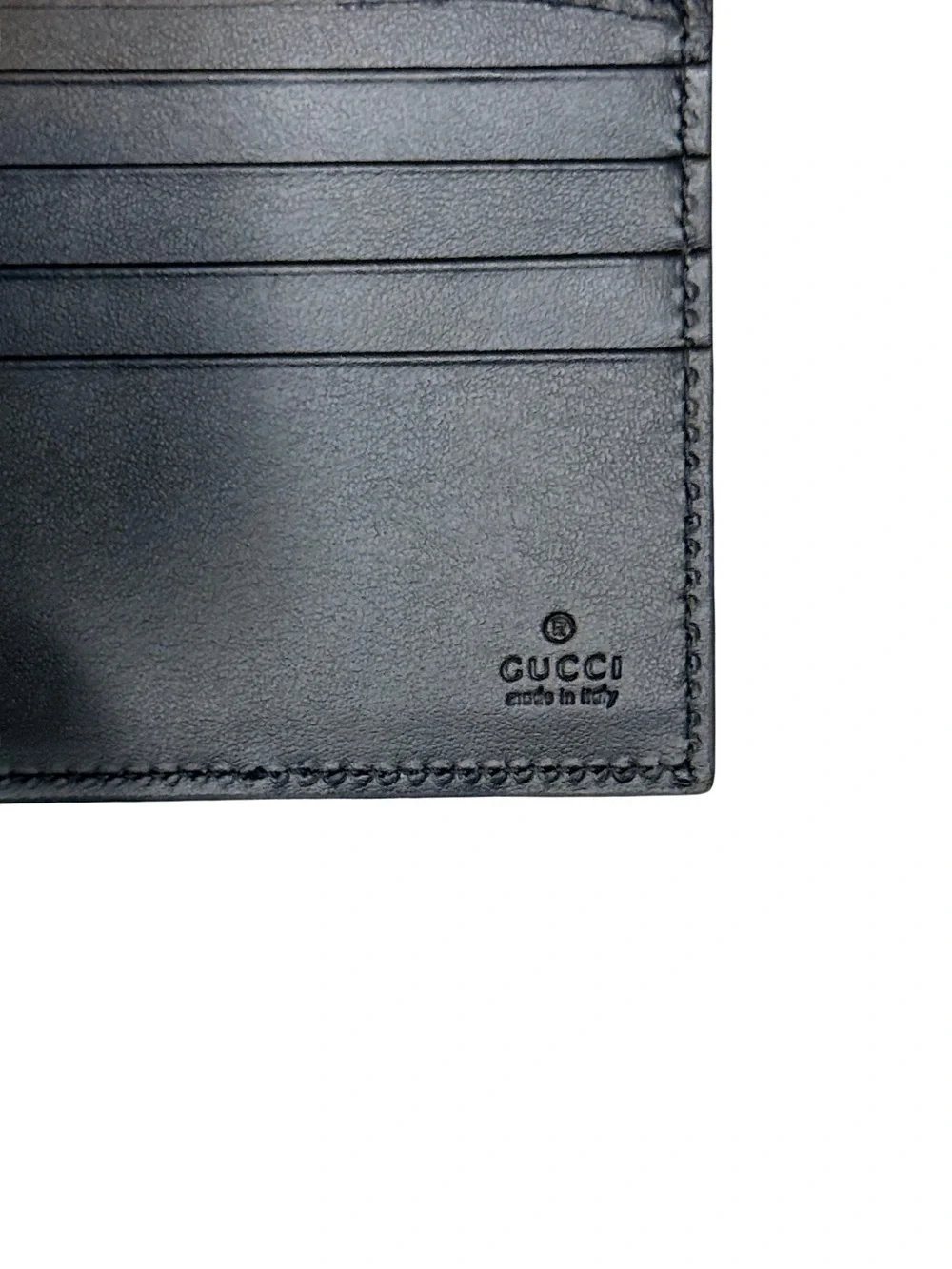 GUCCI GG Emblem bi-fold wallet